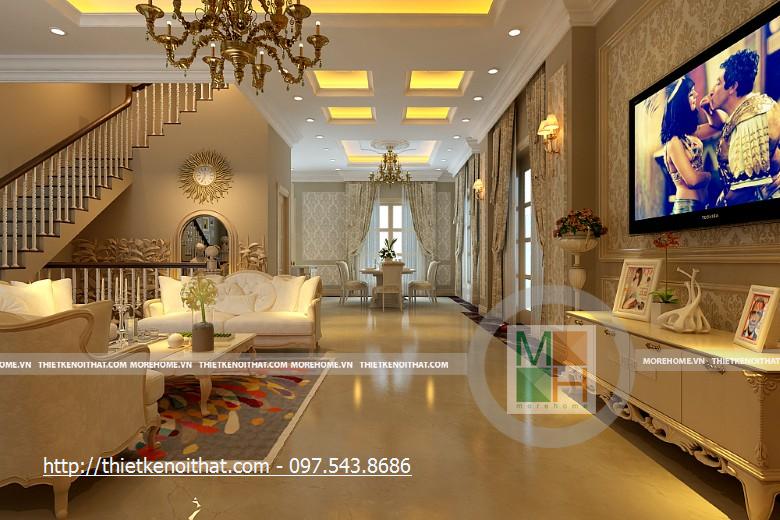 Thiết kế biệt thự Vincom Village tân cổ điển - Nhà ch�� Thoa